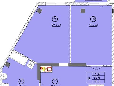 квартира по адресу Фонтанская дорога ул. (Перекопской дивизии улица), 124