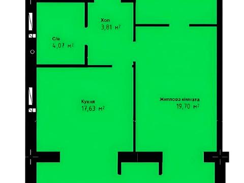 квартира за адресою Академіка Сахарова вул., 14