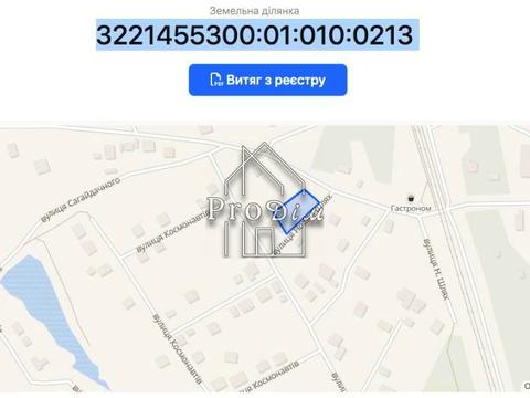 ділянка за адресою Вишневий пров., 46