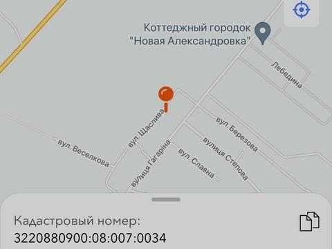 ділянка за адресою Шаслива