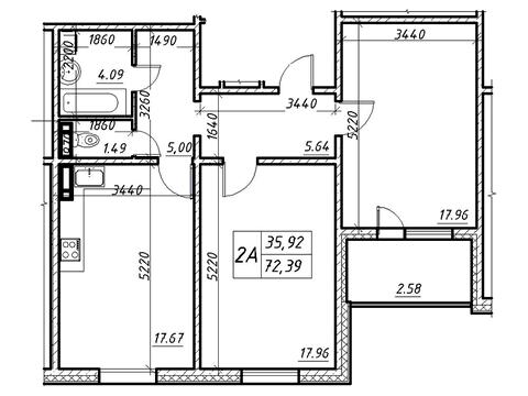 квартира за адресою Коноплянська вул., 22-Б