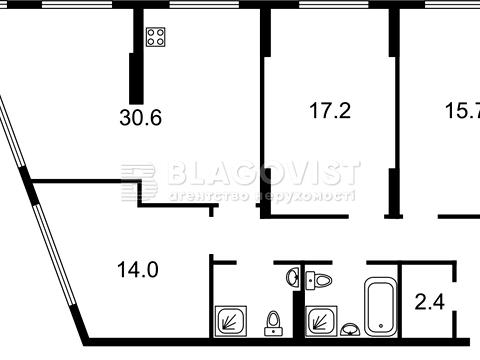 квартира за адресою Князя Романа Мстиславича вул. (Генерала Жмаченка), 22