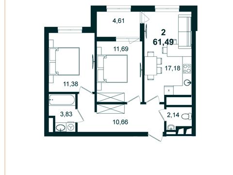 квартира за адресою Зелена вул., 115б