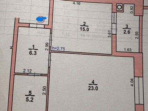 квартира по адресу Степана Бандери ул., 30/1