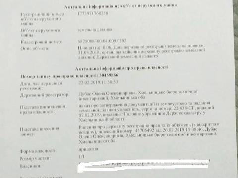 ділянка за адресою ранкові зорі
