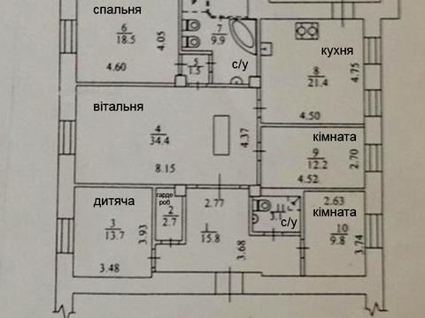 квартира по адресу Никольско-Ботаническая ул., 14