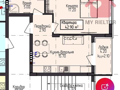 квартира за адресою Центральна, 5