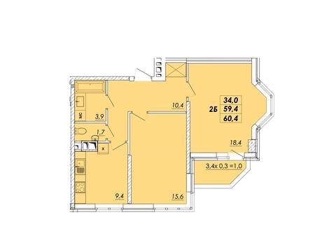 квартира по адресу Овидиопольская дорога ул., 3