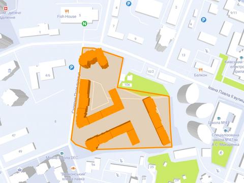 паркоместо по адресу Иоанна Павла II ул. (Лумумбы Патриса), 6/1