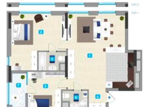 квартира по адресу Заречная ул., 6 к5