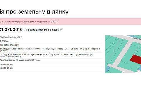 ділянка за адресою сім'ї Красовських