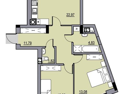 квартира за адресою Петра Калнишевського вул., 1Г