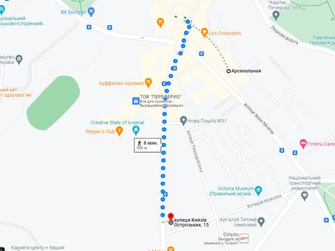 квартира по адресу Князей Острожских ул. (Московська), 15