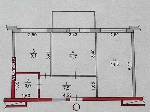 квартира за адресою Метрологічна вул., 42