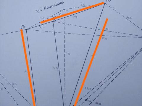 ділянка за адресою Каштанова, 42