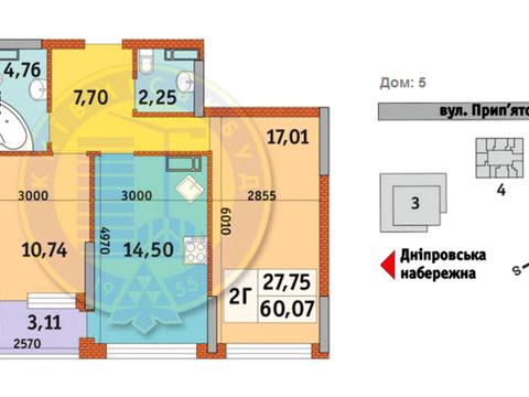квартира по адресу Причальная ул., 11