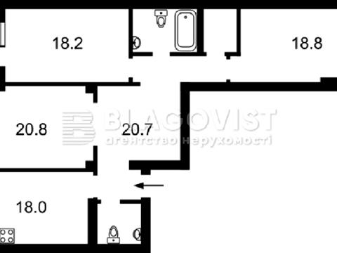 квартира за адресою Дмитрівська вул., 75