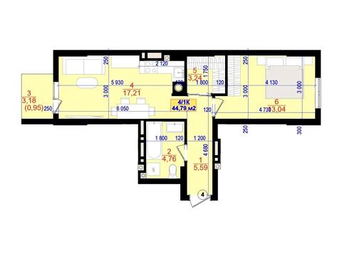 квартира по адресу Национальной Гвардии ул., 3а