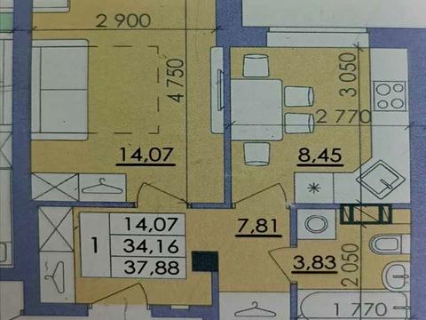 квартира по адресу Марии Башкирцевой ул., 1