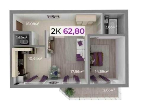 квартира по адресу 24 Августа ул., 50