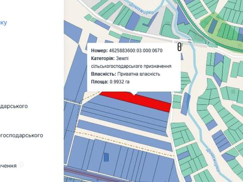 ділянка за адресою 