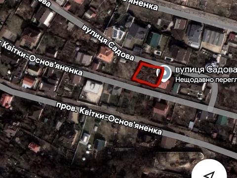 ділянка за адресою Садова вул.