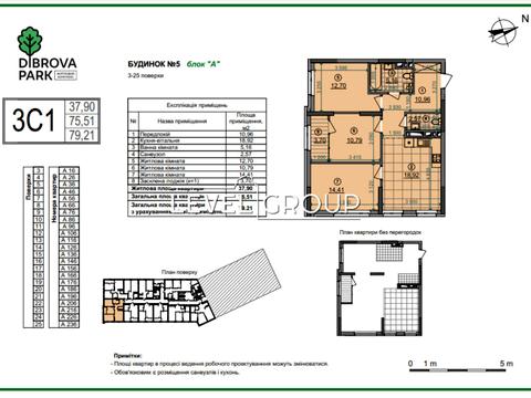 квартира по адресу Виктора Некрасова ул. (Північно-Сирецька), 6