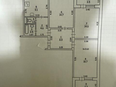 квартира по адресу Анны Ахматовой ул., 15