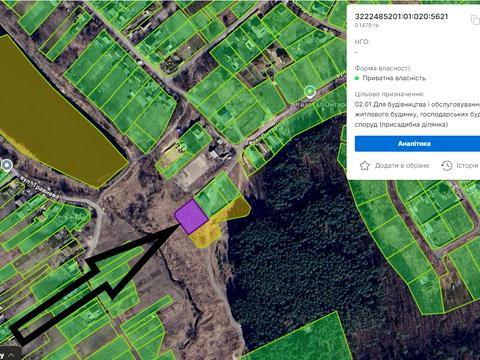 участок по адресу Садова