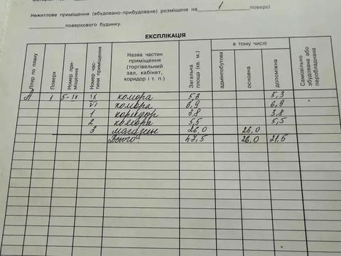 комерційна за адресою Кам'янка, вул. Руднянська, 36