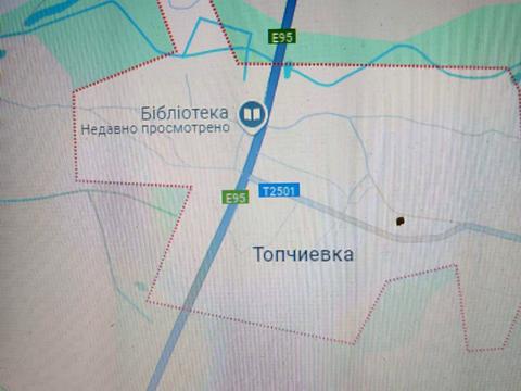 участок по адресу с. Топчиевка, Заводська, 1