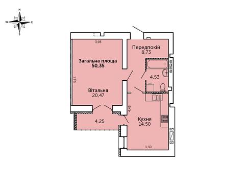 квартира по адресу Леваневців, 30/10