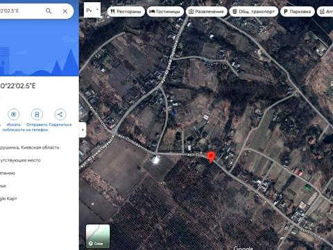 ділянка за адресою с. Крушинка, Польова, 8