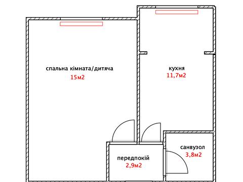 квартира за адресою Героїв Небесної Сотні просп., 34