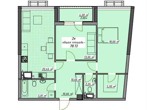 квартира за адресою Курортний пров., 2/1