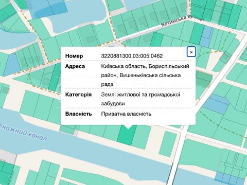 участок по адресу с. Вишенки, Березняківська
