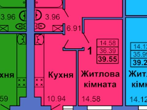 квартира за адресою Героїв України вул., 6А