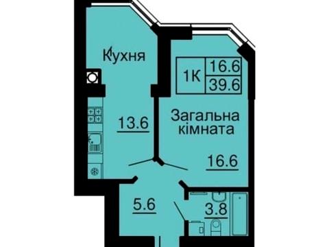 квартира по адресу Молодіжна ул., 8
