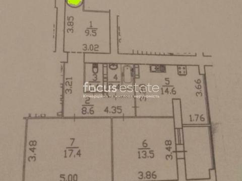 квартира по адресу Миколи Хвильового ул., 1