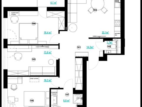 квартира за адресою Князя Романа Мстиславича вул. (Генерала Жмаченка), 28