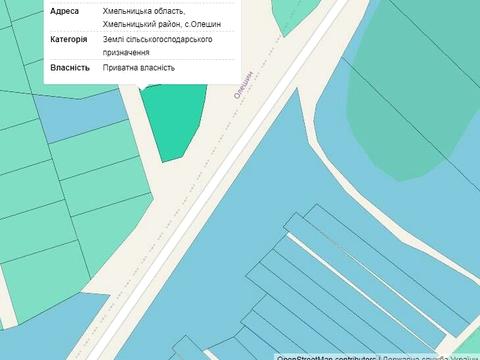 участок по адресу пров. Центральний