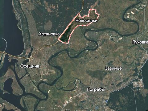 ділянка за адресою с. Новосілки, Центральна