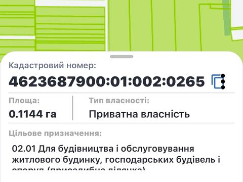 ділянка за адресою 