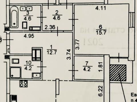 квартира по адресу Никольско-Слободская ул., 11