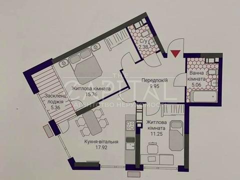 квартира за адресою Дніпровська набережна вул., 13