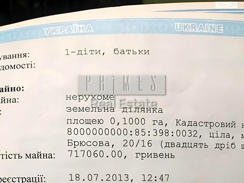 участок по адресу Брюсова ул., 20/16