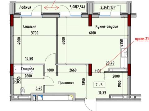 квартира по адресу Дмитриевская ул. (Дмитрия Донского), 59, к. 2