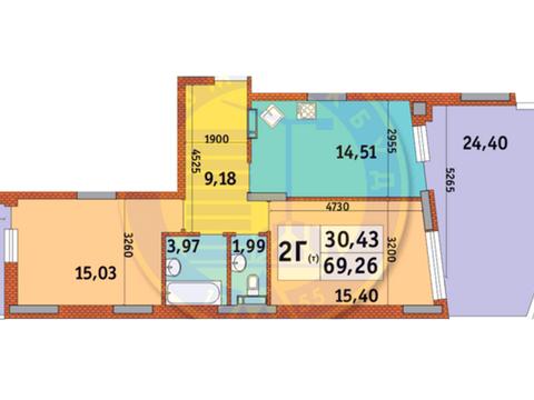 квартира за адресою Богатирська вул., 32