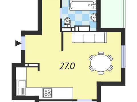 квартира по адресу Голосеевский просп. (40-летия Октября), 74