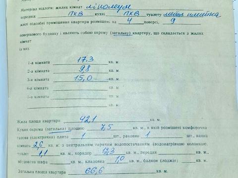 квартира за адресою Райдужна вул., 17
